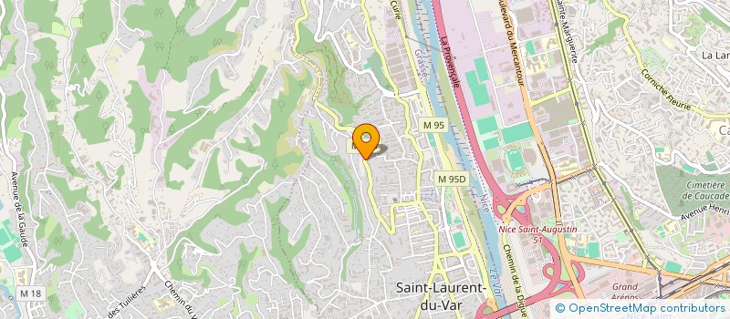 localisation de l'entreprise MONSIEUR CHRISTIAN HECQUET à SAINT-LAURENT-DU-VAR