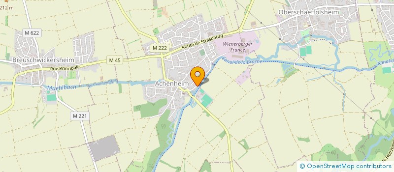 localisation de l'entreprise MONSIEUR CHRISTIAN HEIDE  ACHENHEIM