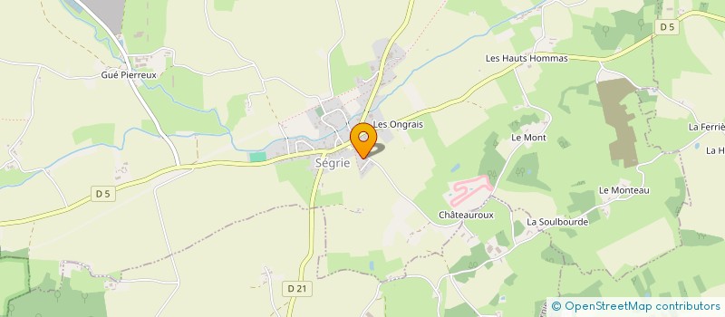 localisation de l'entreprise MONSIEUR CHRISTIAN HELLIER HARY  SEGRIE