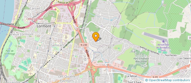 localisation de l'entreprise MONSIEUR CHRISTIAN HELLUIN  LORMONT