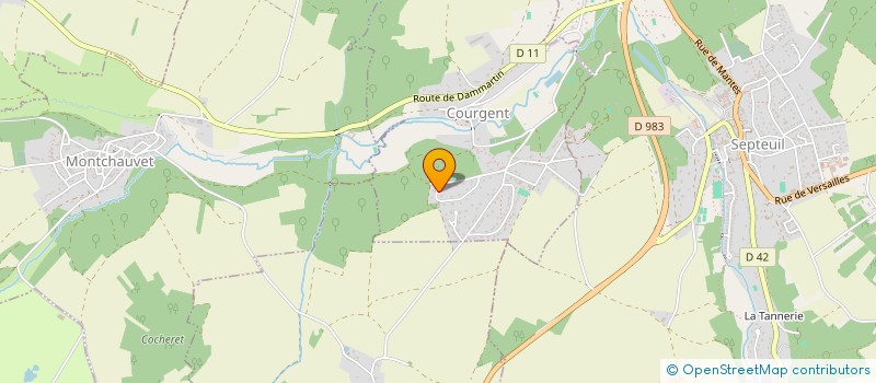 localisation de l'entreprise MONSIEUR CHRISTIAN HELOIN  COURGENT