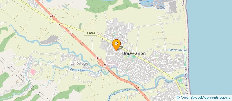 localisation de l'entreprise MONSIEUR CHRISTIAN HENRIETTE  BRAS-PANON