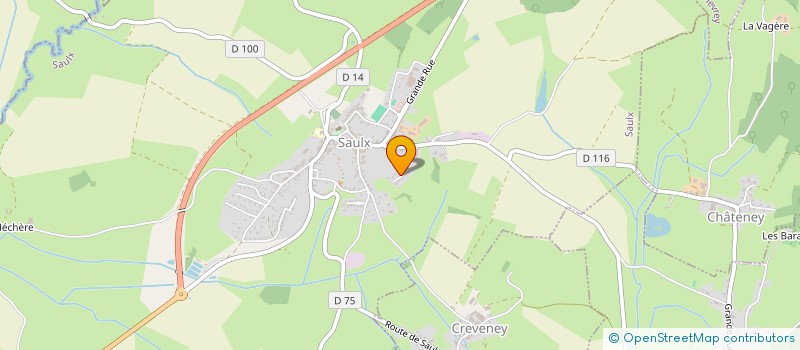 localisation de l'entreprise MONSIEUR CHRISTIAN HENRY  SAULX