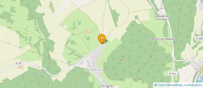 localisation de l'entreprise MONSIEUR CHRISTIAN HERARD  MANCENANS