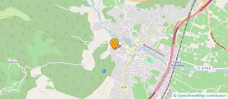 localisation de l'entreprise MONSIEUR CHRISTIAN HERBILLON  CUERS