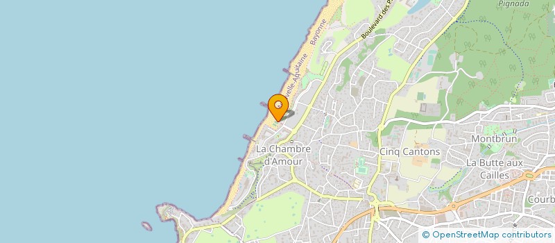 localisation de l'entreprise MONSIEUR CHRISTIAN HERBOUZE à ANGLET