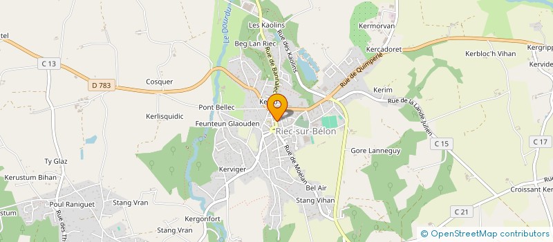 localisation de l'entreprise MONSIEUR CHRISTIAN HERBRETEAU à RIEC-SUR-BELON
