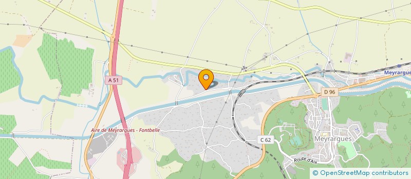 localisation de l'entreprise MONSIEUR CHRISTIAN HERCHUEL  MEYRARGUES