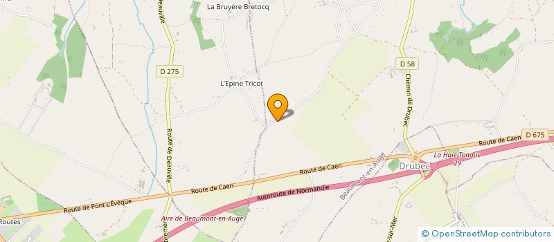 localisation de l'entreprise MONSIEUR CHRISTIAN HERMON à GLANVILLE