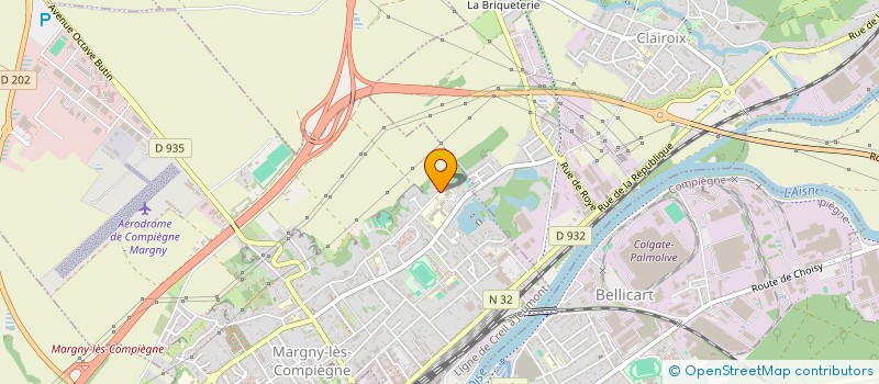 localisation de l'entreprise MONSIEUR CHRISTIAN HEROUARD  MARGNY-LES-COMPIEGNE