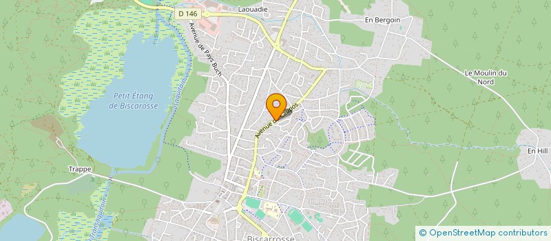 localisation de l'entreprise MONSIEUR CHRISTIAN HERPIN  BISCARROSSE