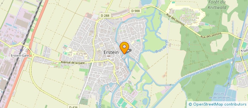 localisation de l'entreprise MONSIEUR CHRISTIAN HERTZ  ERSTEIN