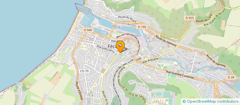 localisation de l'entreprise MONSIEUR CHRISTIAN HERY  FECAMP