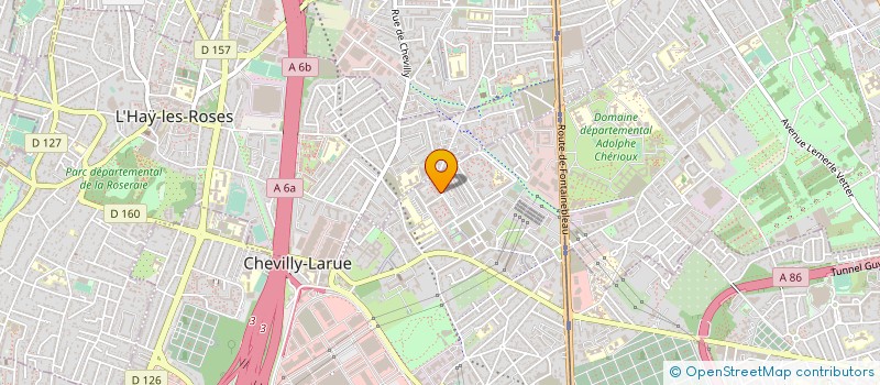 localisation de l'entreprise MONSIEUR CHRISTIAN HEURTAUX  CHEVILLY-LARUE