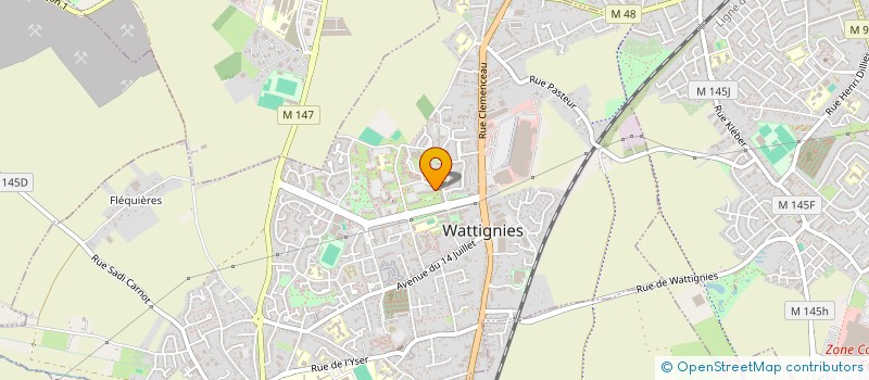 localisation de l'entreprise MONSIEUR CHRISTIAN HEUSDENS à WATTIGNIES