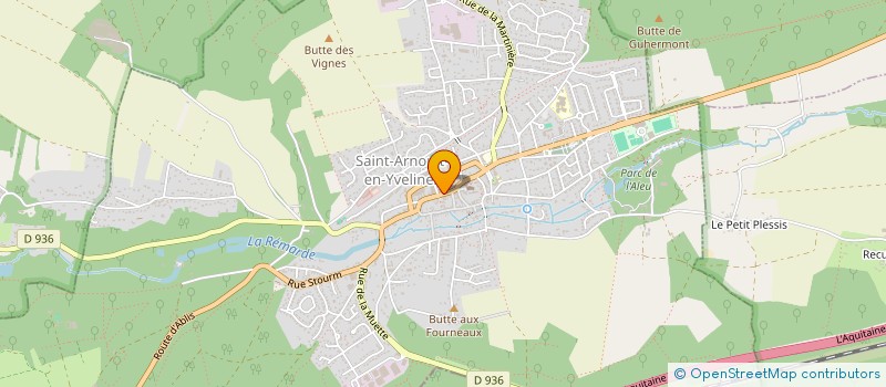 localisation de l'entreprise MONSIEUR CHRISTIAN HILLAIRET  SAINT-ARNOULT-EN-YVELINES