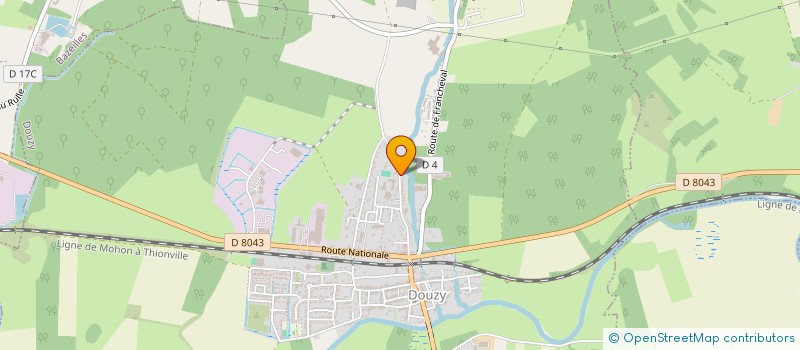 localisation de l'entreprise MONSIEUR CHRISTIAN HINDERSCHID  DOUZY