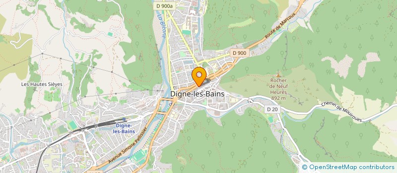 localisation de l'entreprise MONSIEUR CHRISTIAN HOLZER à DIGNE-LES-BAINS