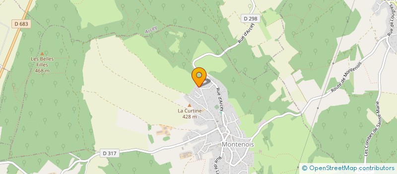 localisation de l'entreprise MONSIEUR CHRISTIAN HORUCKOWA  MONTENOIS