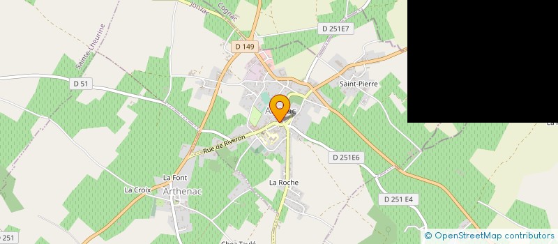 localisation de l'entreprise MONSIEUR CHRISTIAN HOTTON à JARNAC-CHAMPAGNE