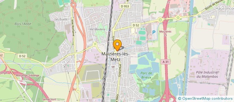 localisation de l'entreprise MONSIEUR CHRISTIAN HOTTON à MAIZIERES-LES-METZ