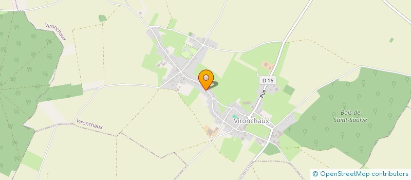 localisation de l'entreprise MONSIEUR CHRISTIAN HOURDE  VIRONCHAUX