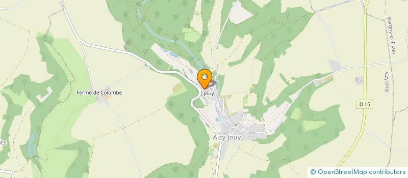 localisation de l'entreprise MONSIEUR CHRISTIAN HOUZE  AIZY-JOUY