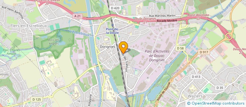 localisation de l'entreprise MONSIEUR CHRISTIAN HOUZET  DOUAI