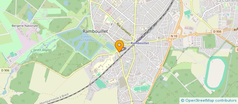 localisation de l'entreprise MONSIEUR CHRISTIAN HUAN  RAMBOUILLET