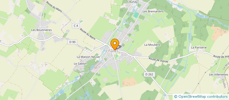 localisation de l'entreprise MONSIEUR CHRISTIAN HUARD  CHALLES