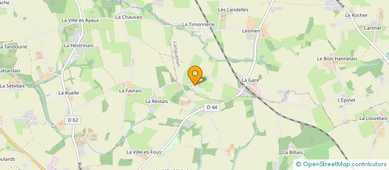 localisation de l'entreprise MONSIEUR CHRISTIAN HUBERT à LANGUENAN
