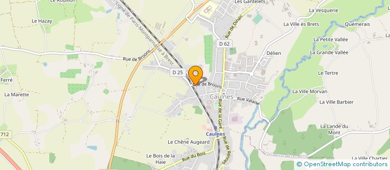 localisation de l'entreprise MONSIEUR CHRISTIAN HUET à CAULNES