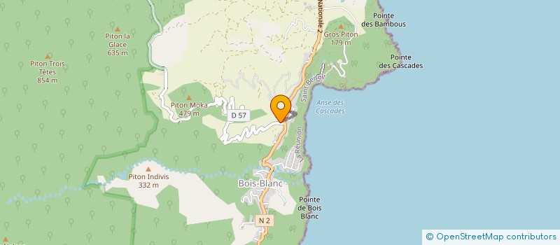 localisation de l'entreprise MONSIEUR CHRISTIAN HUET  SAINTE-ROSE