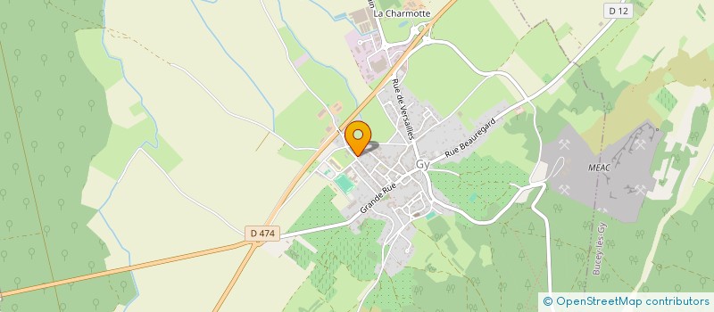 localisation de l'entreprise MONSIEUR CHRISTIAN HUGUENIN  GY