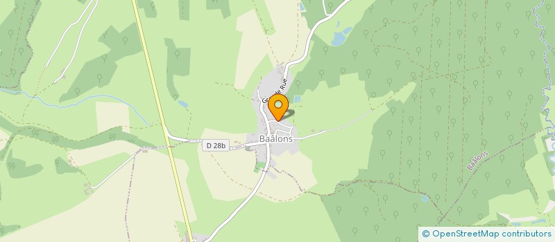 localisation de l'entreprise MONSIEUR CHRISTIAN HULOT  BAALONS