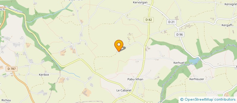 localisation de l'entreprise MONSIEUR CHRISTIAN HUON  PLOEZAL