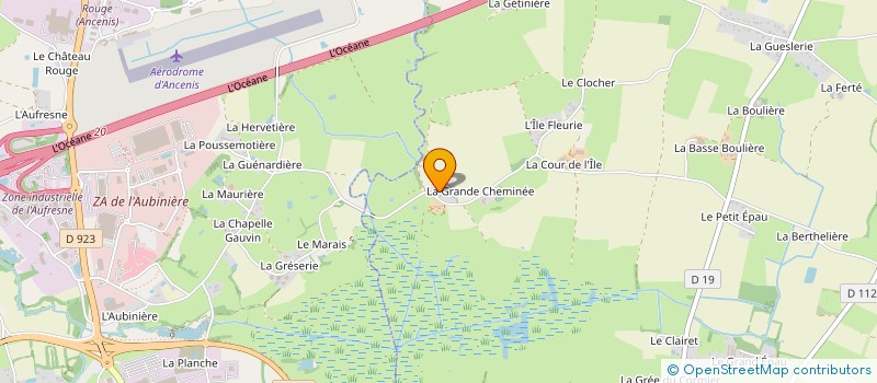 localisation de l'entreprise MONSIEUR CHRISTIAN HUTEAU  ANCENIS-SAINT-GEREON