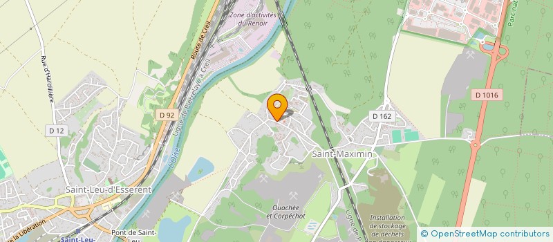 localisation de l'entreprise MONSIEUR CHRISTIAN HUYART  SAINT-MAXIMIN