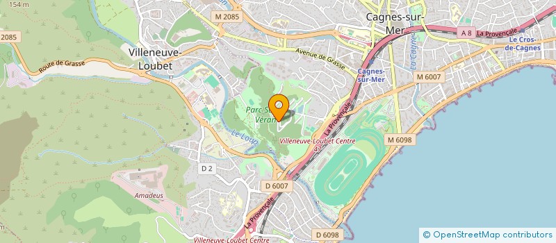 localisation de l'entreprise MONSIEUR CHRISTIAN IAVELLI  CAGNES SUR MER