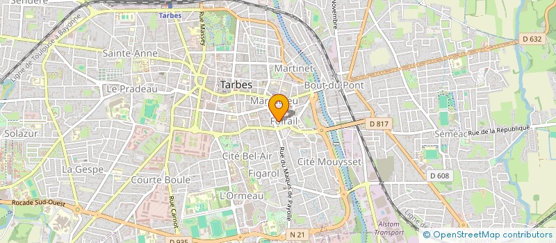 localisation de l'entreprise MONSIEUR CHRISTIAN IBANEZ  TARBES