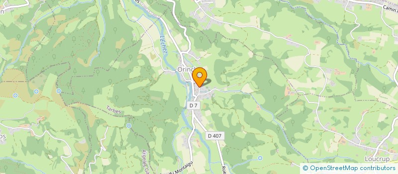 localisation de l'entreprise MONSIEUR CHRISTIAN IBOS  ORINCLES