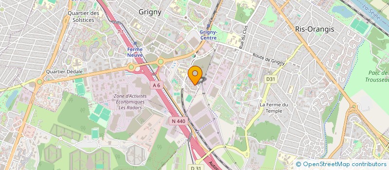 localisation de l'entreprise MONSIEUR CHRISTIAN IMAHO à GRIGNY