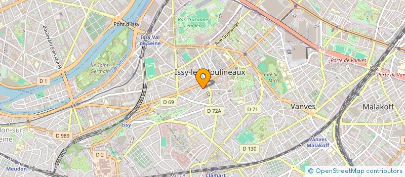 localisation de l'entreprise MONSIEUR CHRISTIAN IMBERT à ISSY-LES-MOULINEAUX