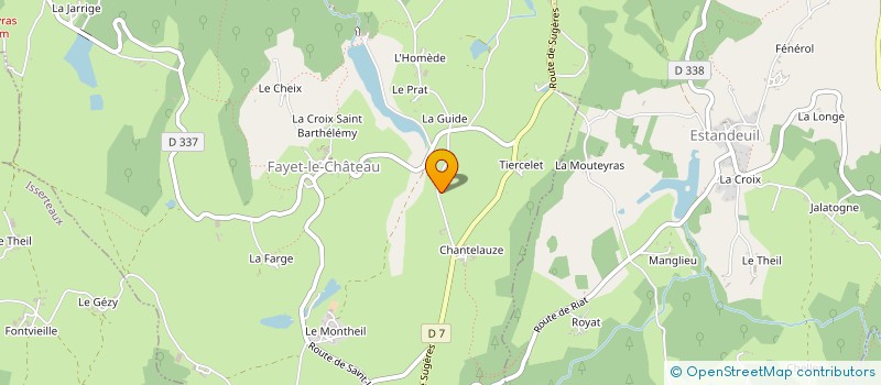 localisation de l'entreprise MONSIEUR CHRISTIAN IMBERT  BONGHEAT