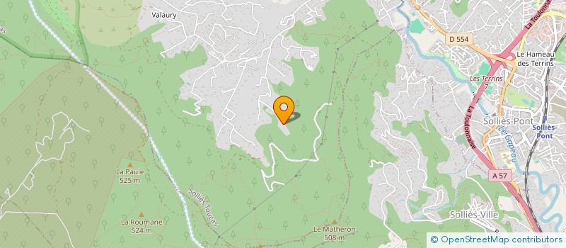 localisation de l'entreprise MONSIEUR CHRISTIAN ISNARD  SOLLIES-TOUCAS