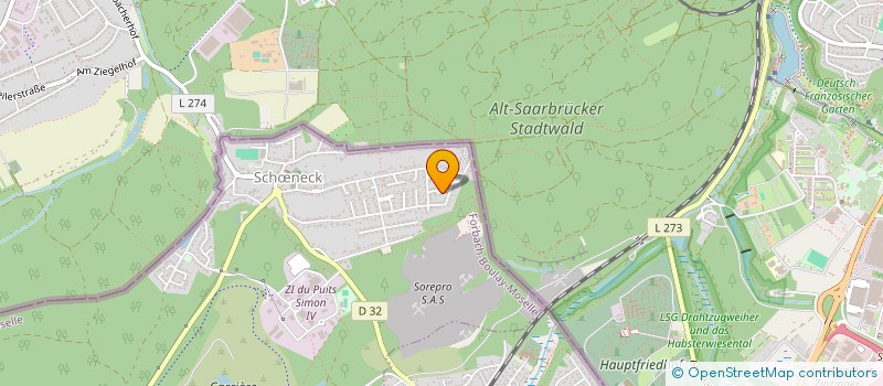 localisation de l'entreprise MONSIEUR CHRISTIAN JACOB  SCHNECK