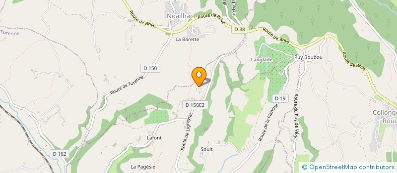 localisation de l'entreprise MONSIEUR CHRISTIAN JACQ  LIGNEYRAC