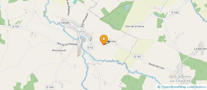 localisation de l'entreprise MONSIEUR CHRISTIAN JACQUART à TERRES-DE-HAUTE-CHARENTE