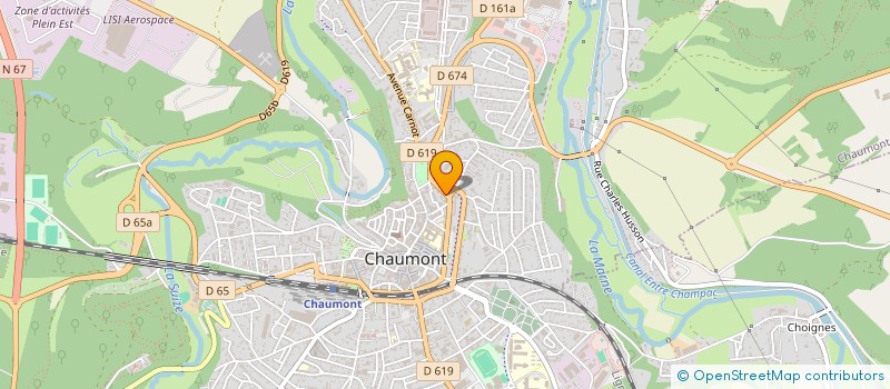 localisation de l'entreprise MONSIEUR CHRISTIAN JACQUES à CHAUMONT