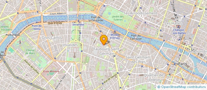 localisation de l'entreprise MONSIEUR CHRISTIAN JACQUES LEMAIRE  PARIS